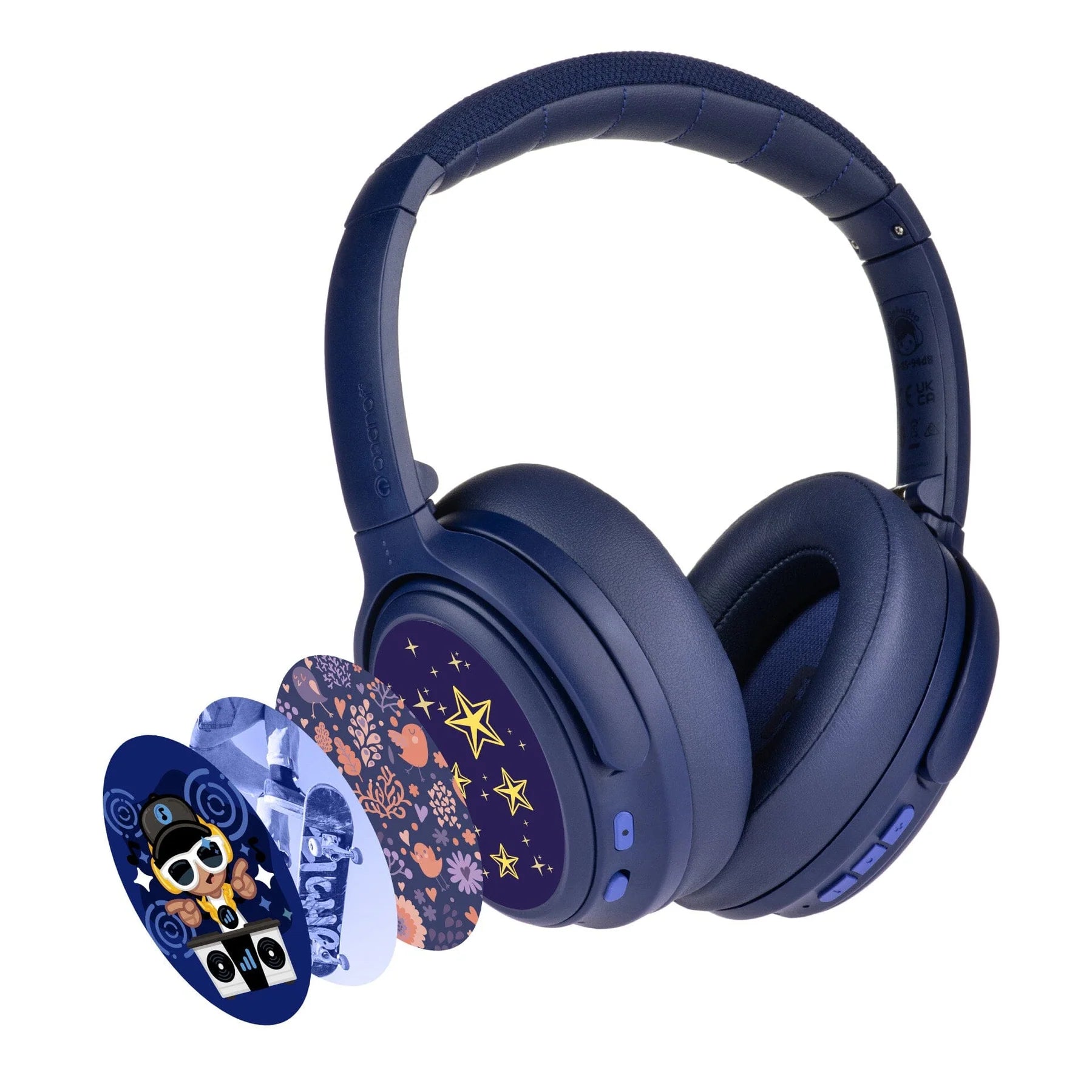 Cosmos Fun Headphone With Stickers: Deep Blue | Bookazine HK