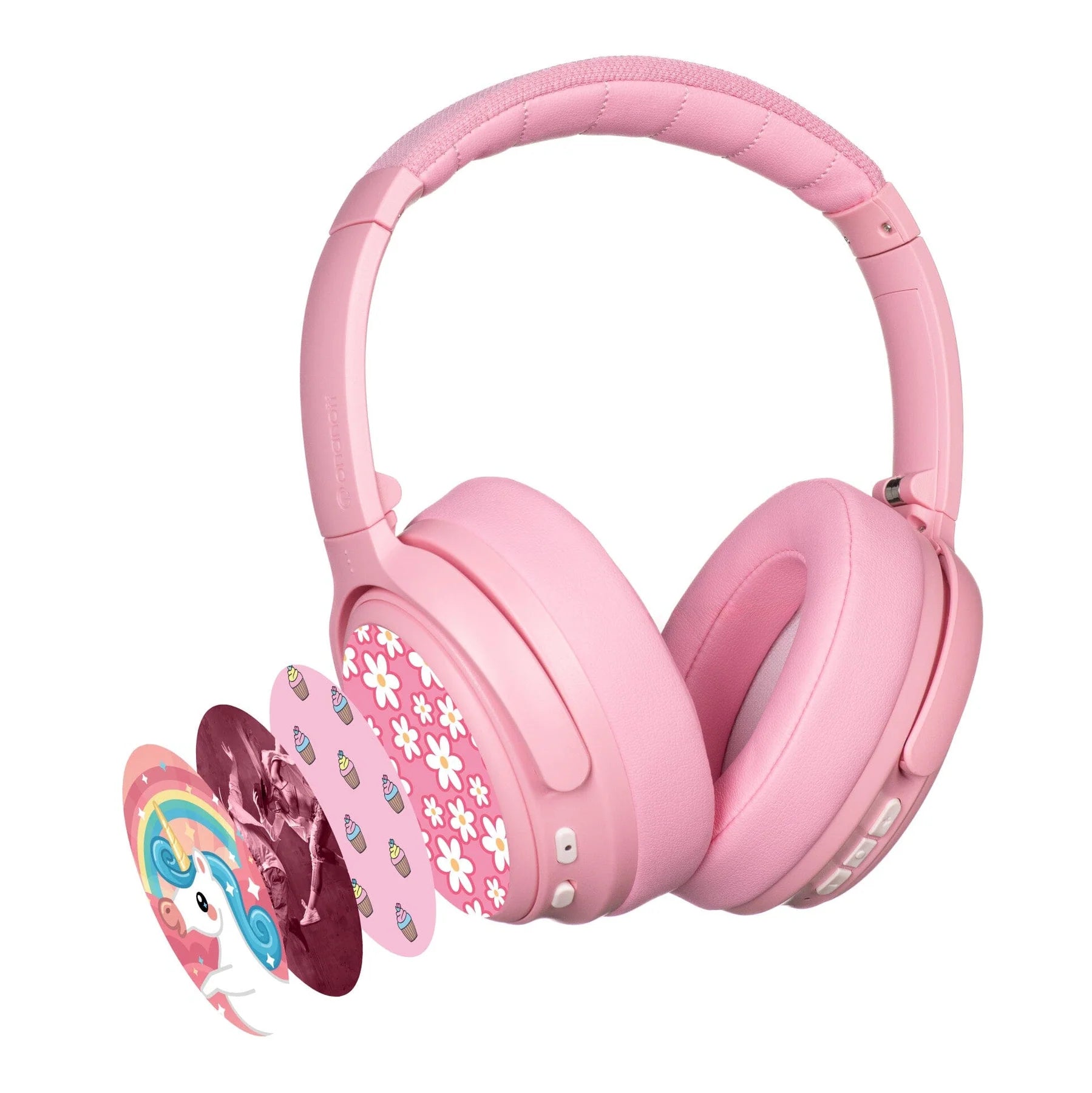 Cosmos Fun Headphone With Stickers: Pink