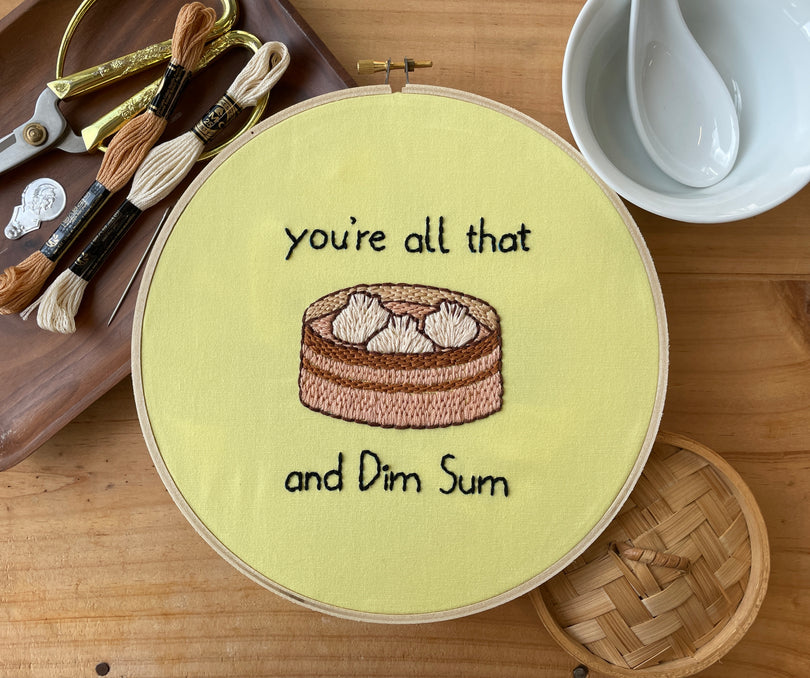 Dim Sum Embroidery Kit