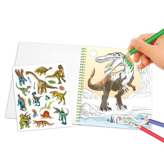 Dino World Colouring Book with Reversible Seqins | Bookazine HK