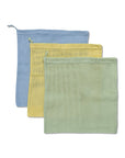 Reusable Drawstring Mesh Produce Bags Assorted Set of 3 | Bookazine HK