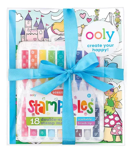 Princess And Fairies Stampables Coloring Giftables Pack | Bookazine HK