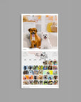 Dog Monthly Wall Calendar 2026