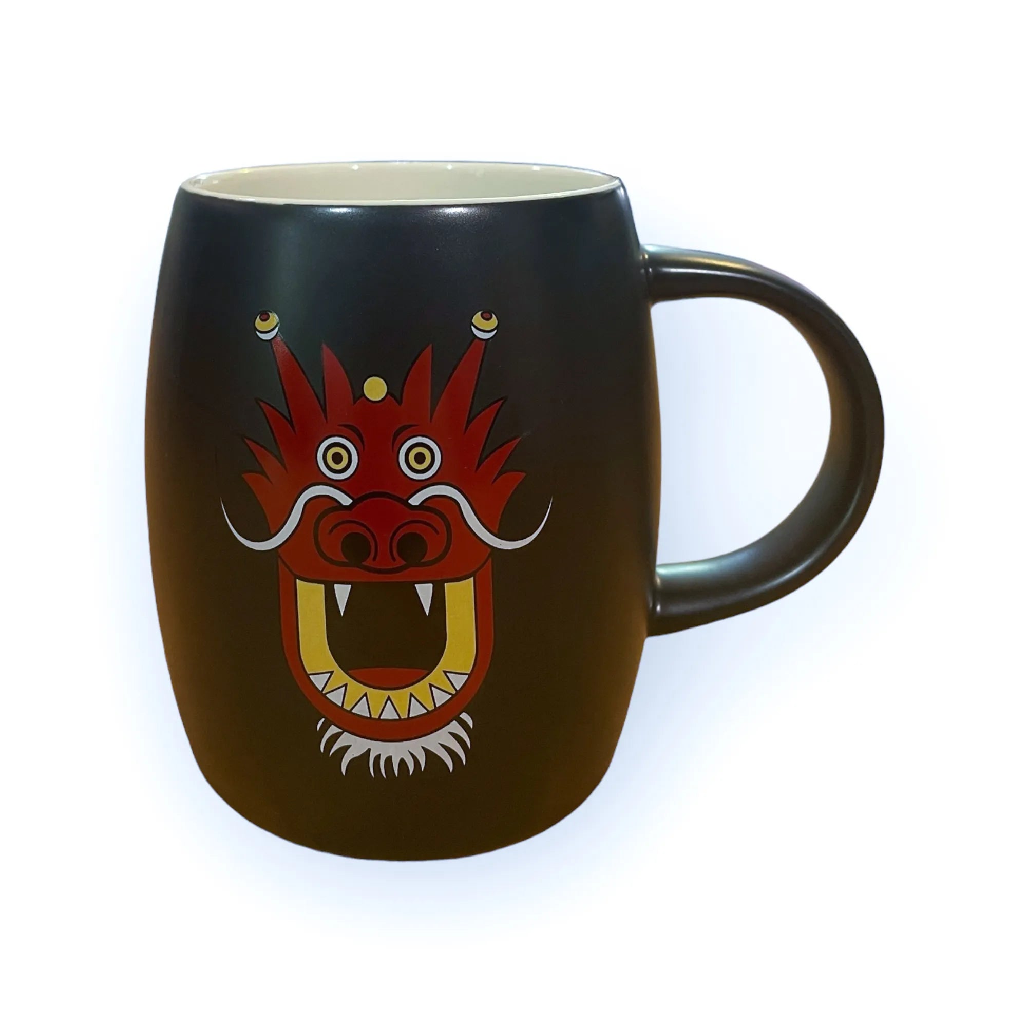 Dragon Head Print Ceramic Mug | Bookazine HK