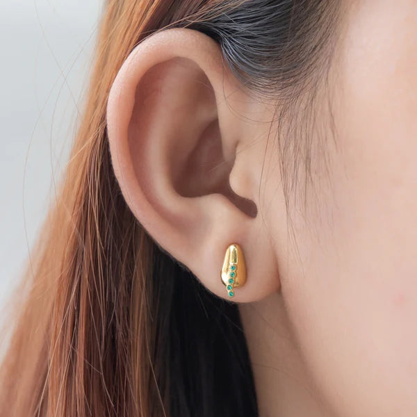 Radicle Post Earrings - Gold | Bookazine HK