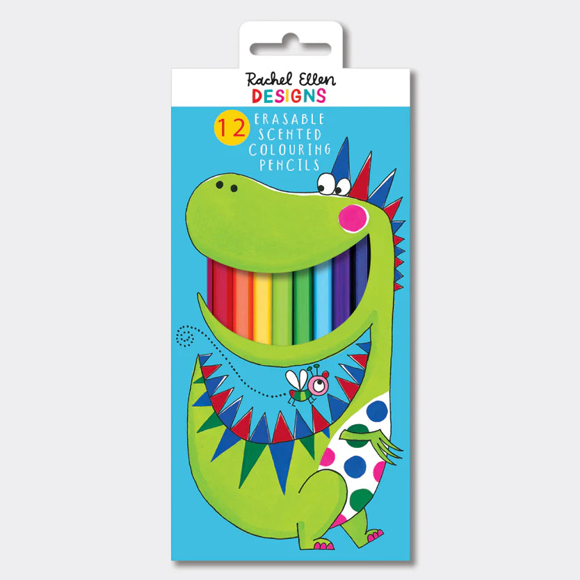 Dinosaur Scented Colouring Pencils | Bookazine HK