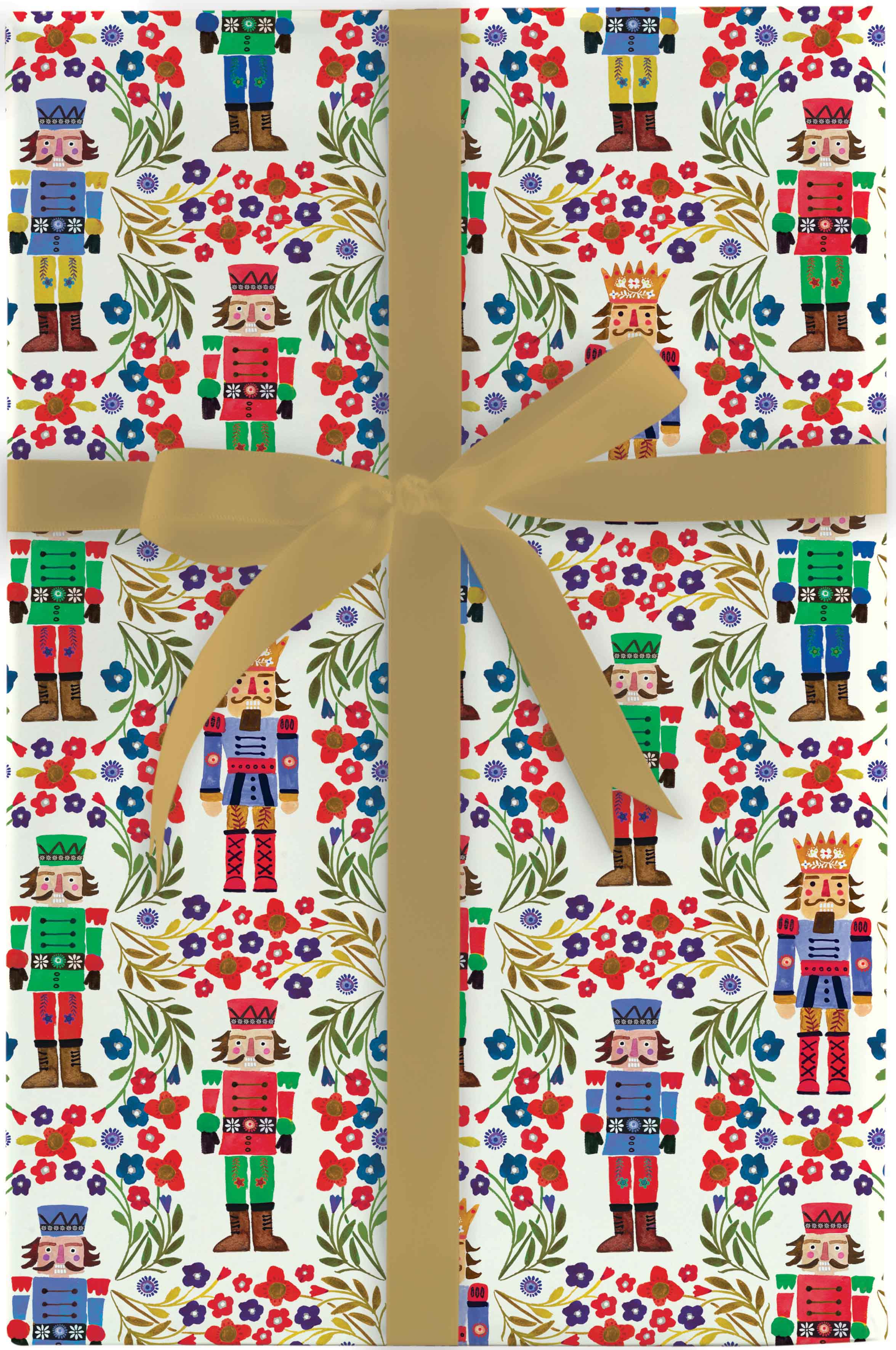 Festive Nutcracker Gift Wrap 10Ft | Bookazine HK