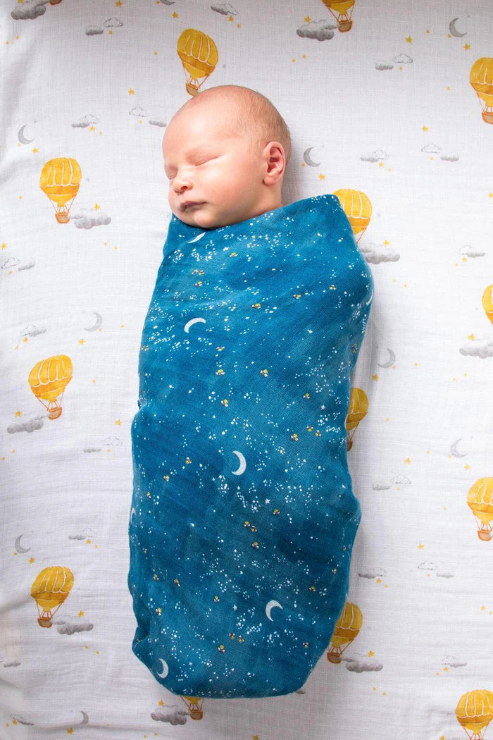 Fly Me To The Moon Organic Swaddle Set  | Bookazine HK