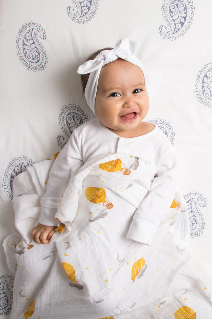 Fly Me To The Moon Organic Swaddle Set  | Bookazine HK