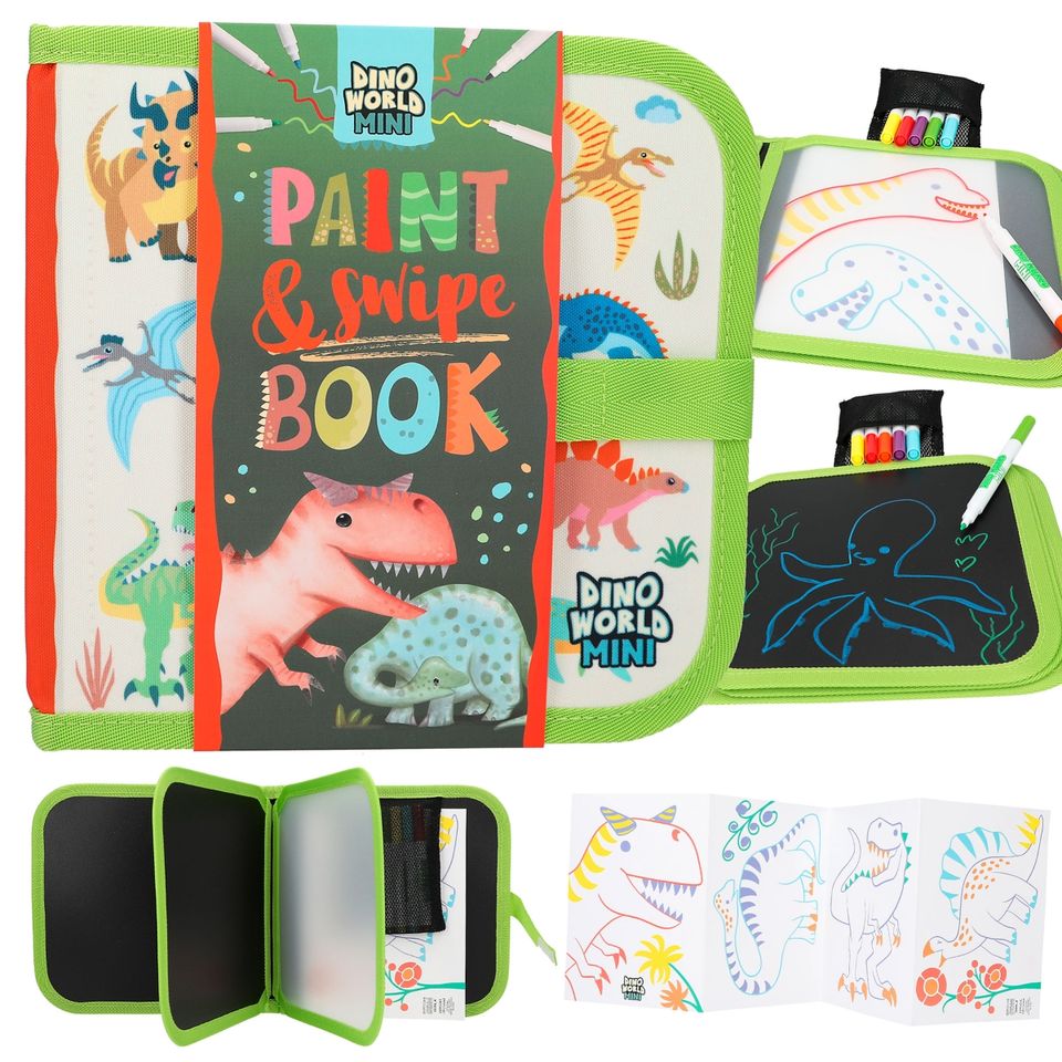 Dino World Paint &amp; Swipe Book | Bookazine HK