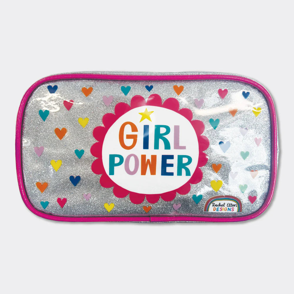 Girl Power Glitter Pencil Case | Bookazine HK