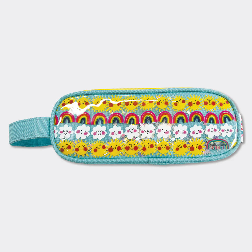 Sunny Days Glitter Pencil Case With Handle | Bookazine HK