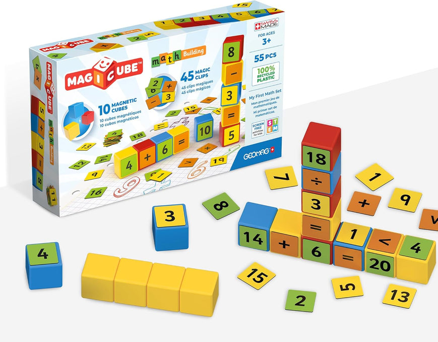 Geomag Magicube Math Building Re Clips 55 | Bookazine HK
