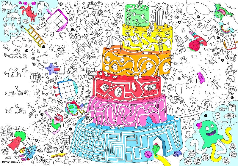 Giant Coloring Poster - Games | Bookazine HK