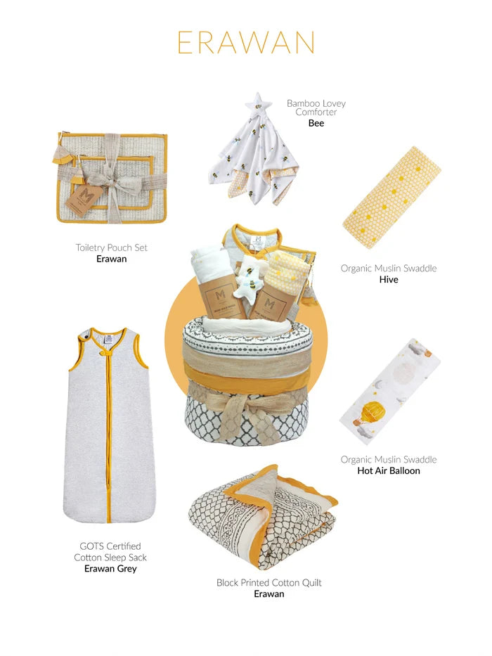 New Baby - Gender Neutral Luxe Large Gift Set