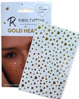 Gold Heart Temporary Freckles Tattoo | Bookazine HK