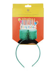 Green It's My Birthday Cake Headband Crown