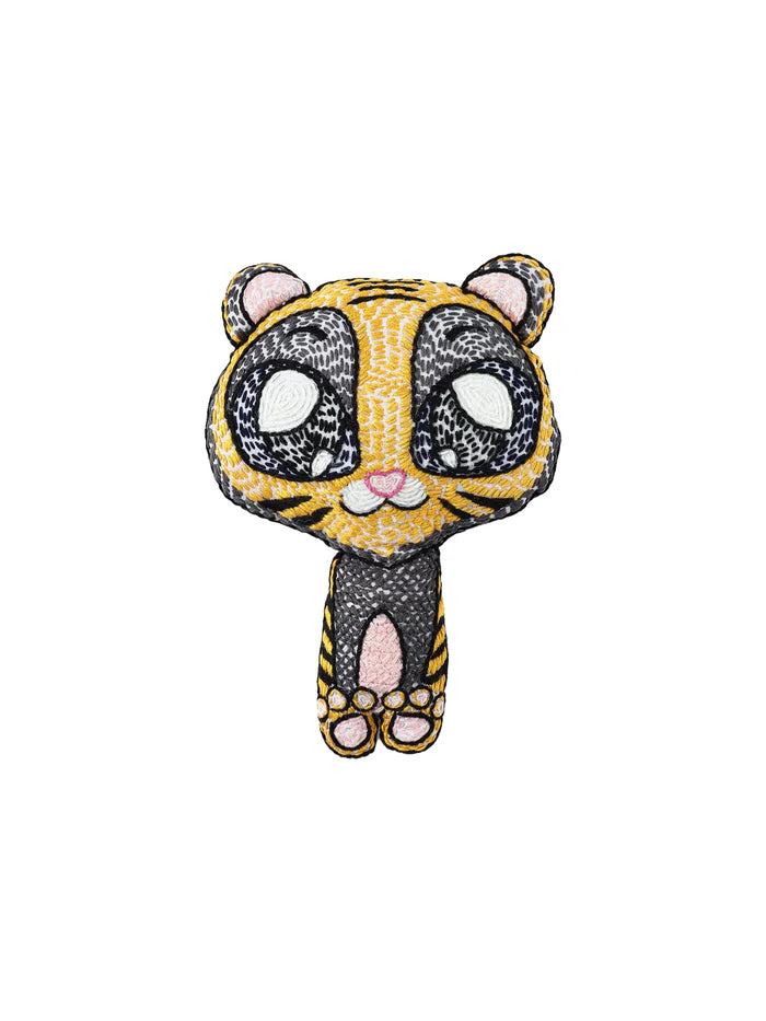 Hand Stitched Lovey Rattle - Tiger | Bookazine HK