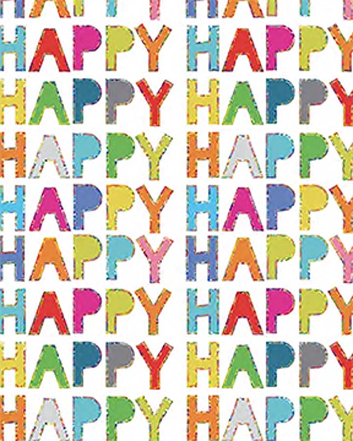 Happy Happy Happy Tissue Paper Pack of 4| Bookazine HK