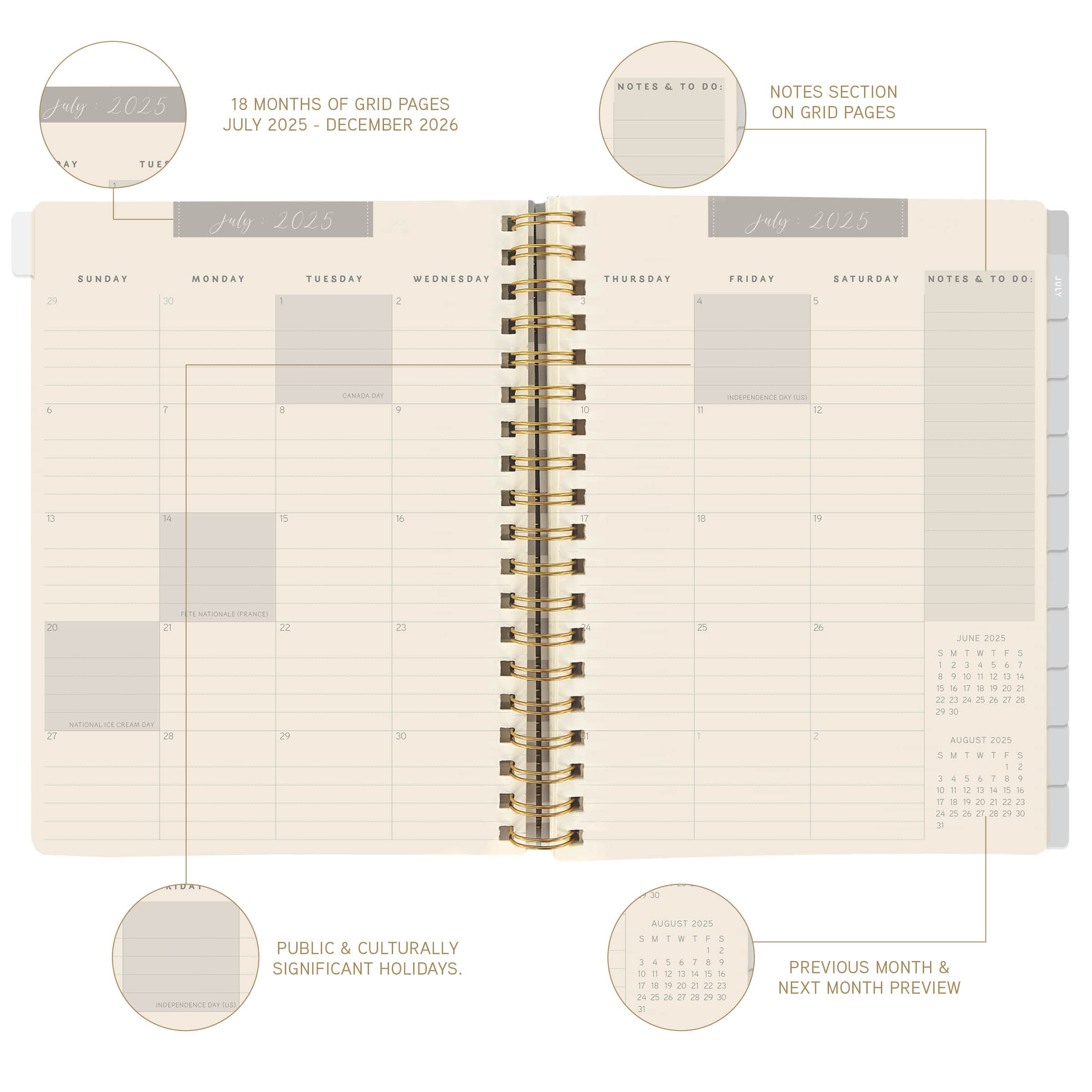 La Dolce Vita Spiral Planner | Bookazine HK