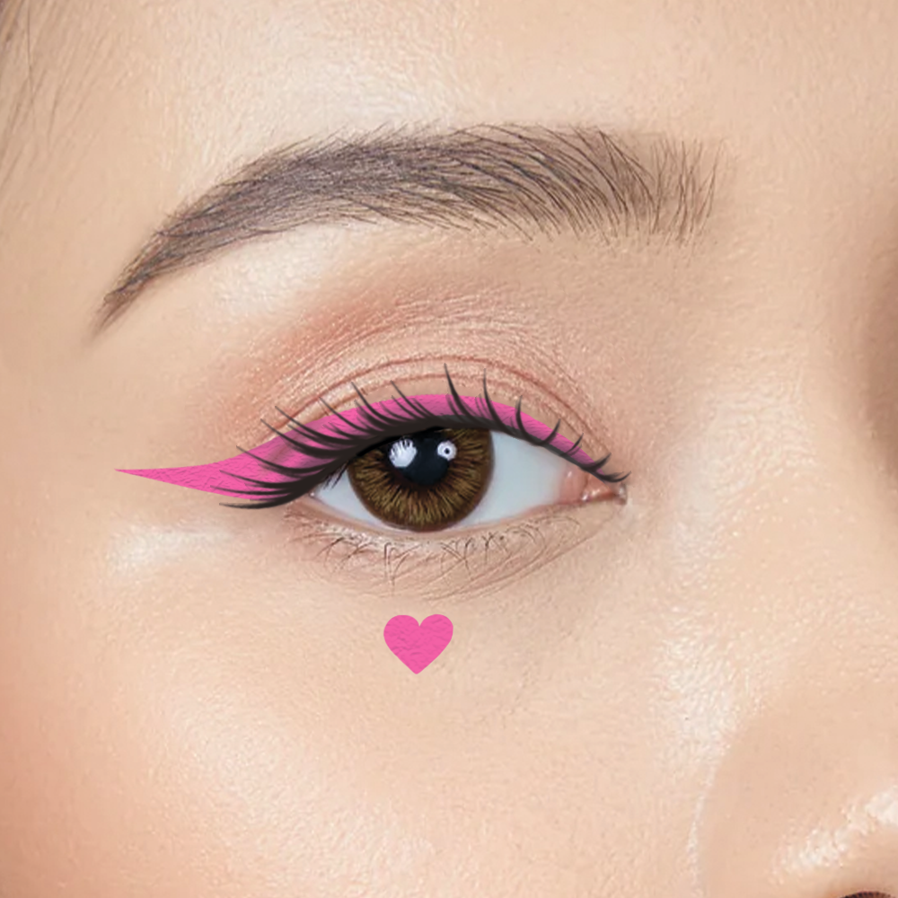 Pink Heart Eye Liner Stamp | Bookazine HK