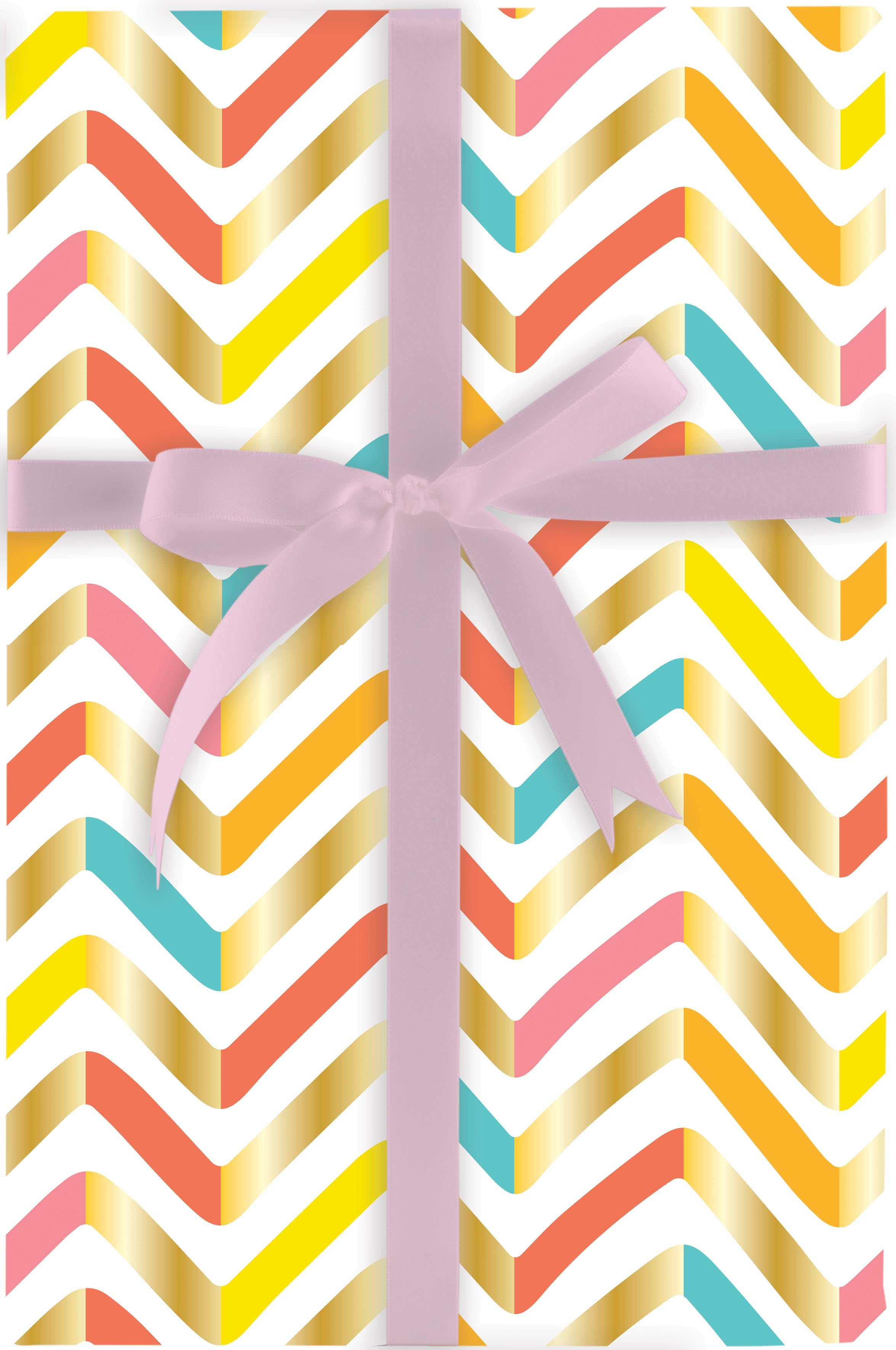 Herringbone Foil Gift Wrap 4ft | Bookazine HK