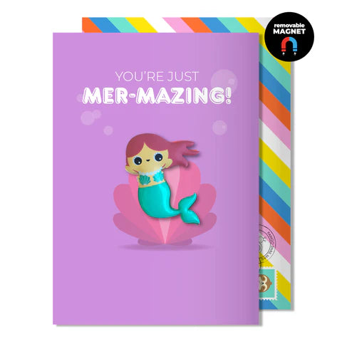 Mermazing Birthday Magnet Card | Bookazine HK