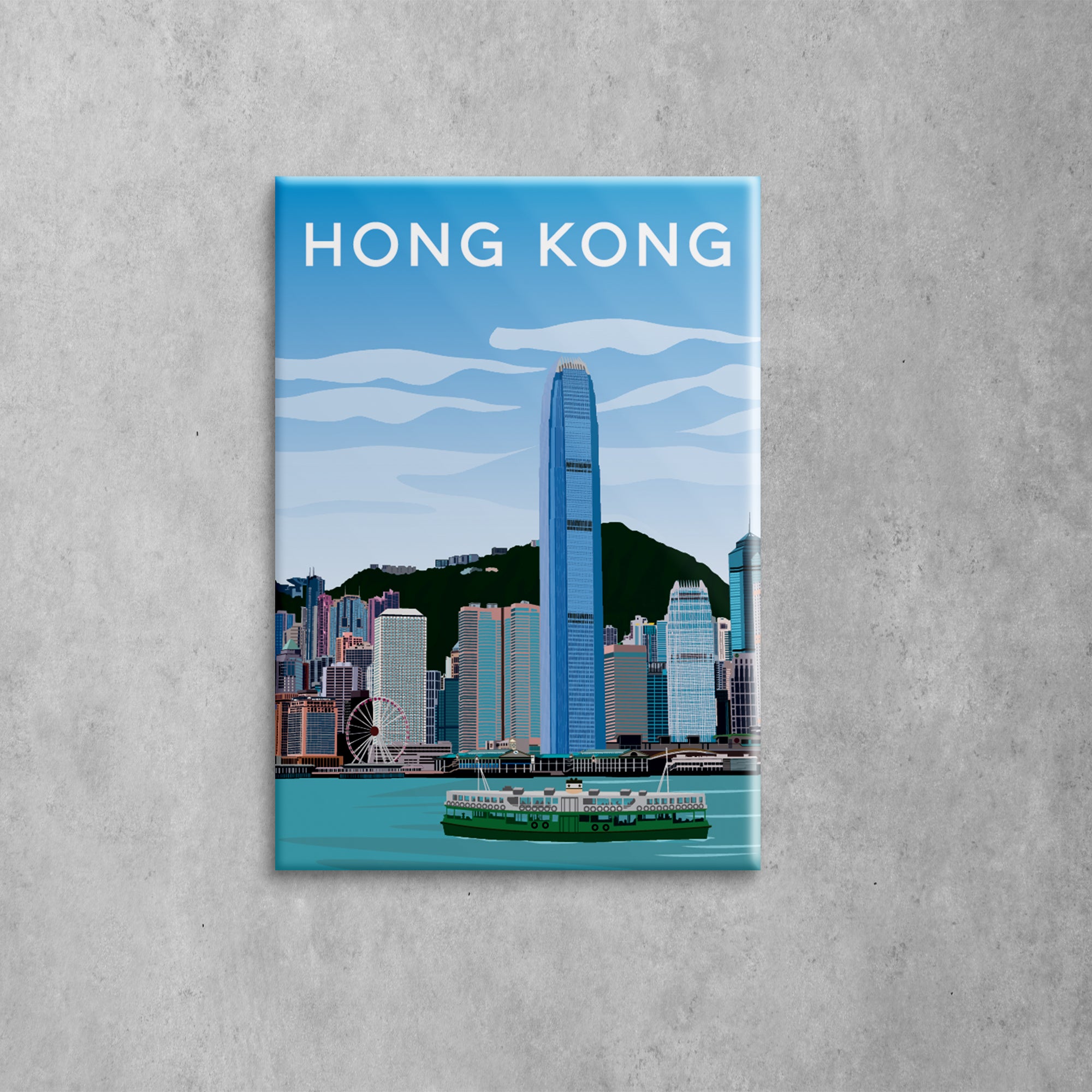 Hong Kong Harbourfront Magnet | Bookazine HK