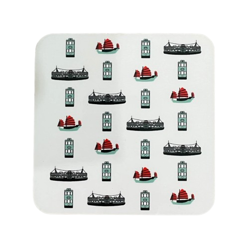 Hong Kong Transport Cork Coaster