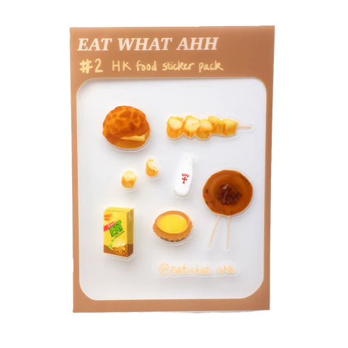 Hong Kong Food Sticker Pack 2 | Bookazine HK