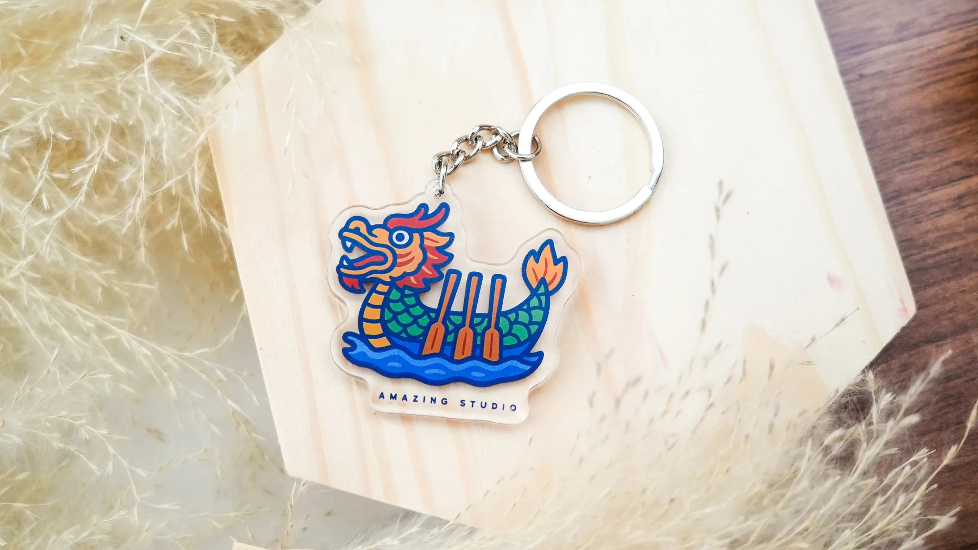 Dragon Boat Keychain | Bookazine HK