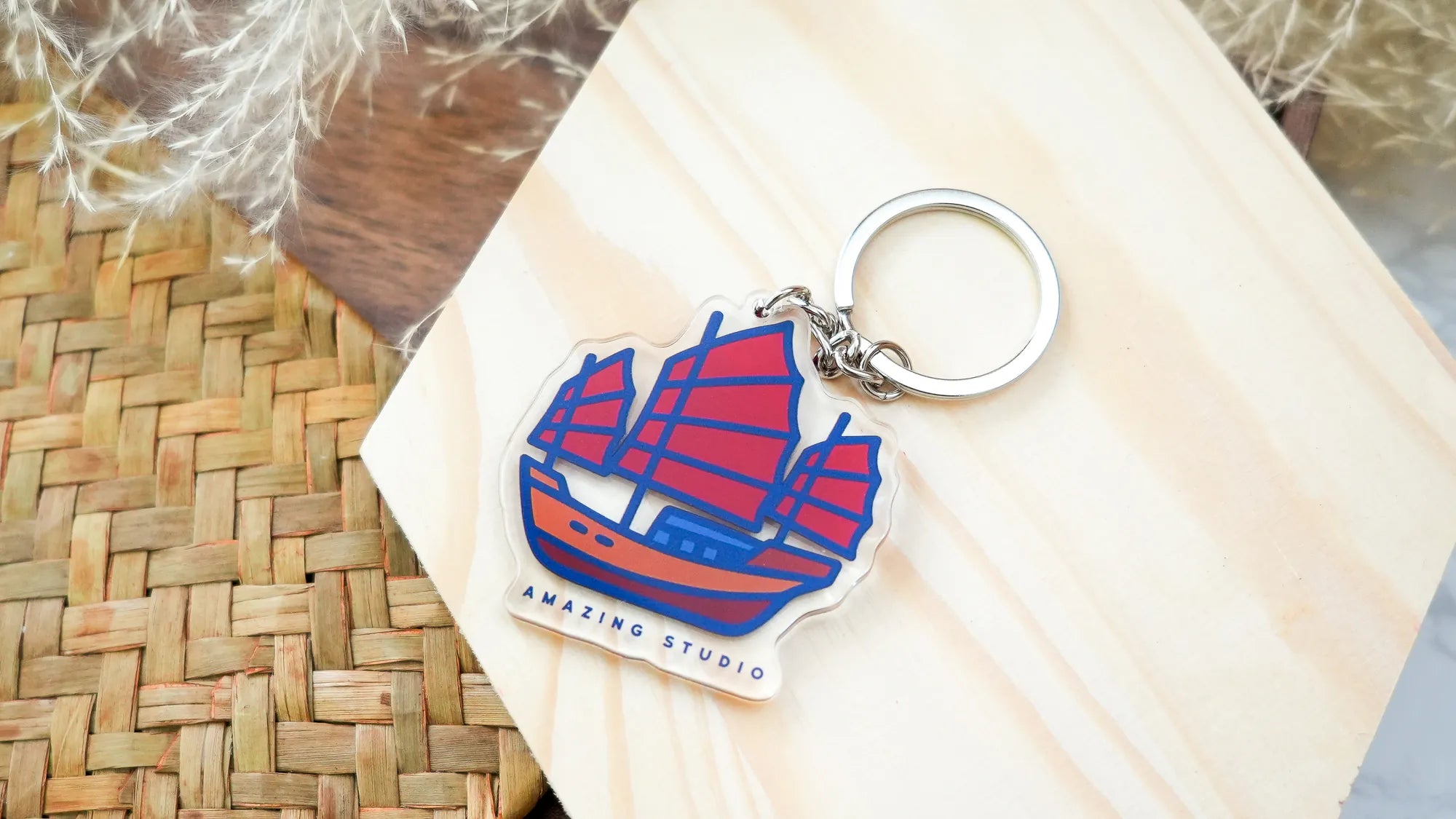 Junk Boat Keychain | Bookazine HK