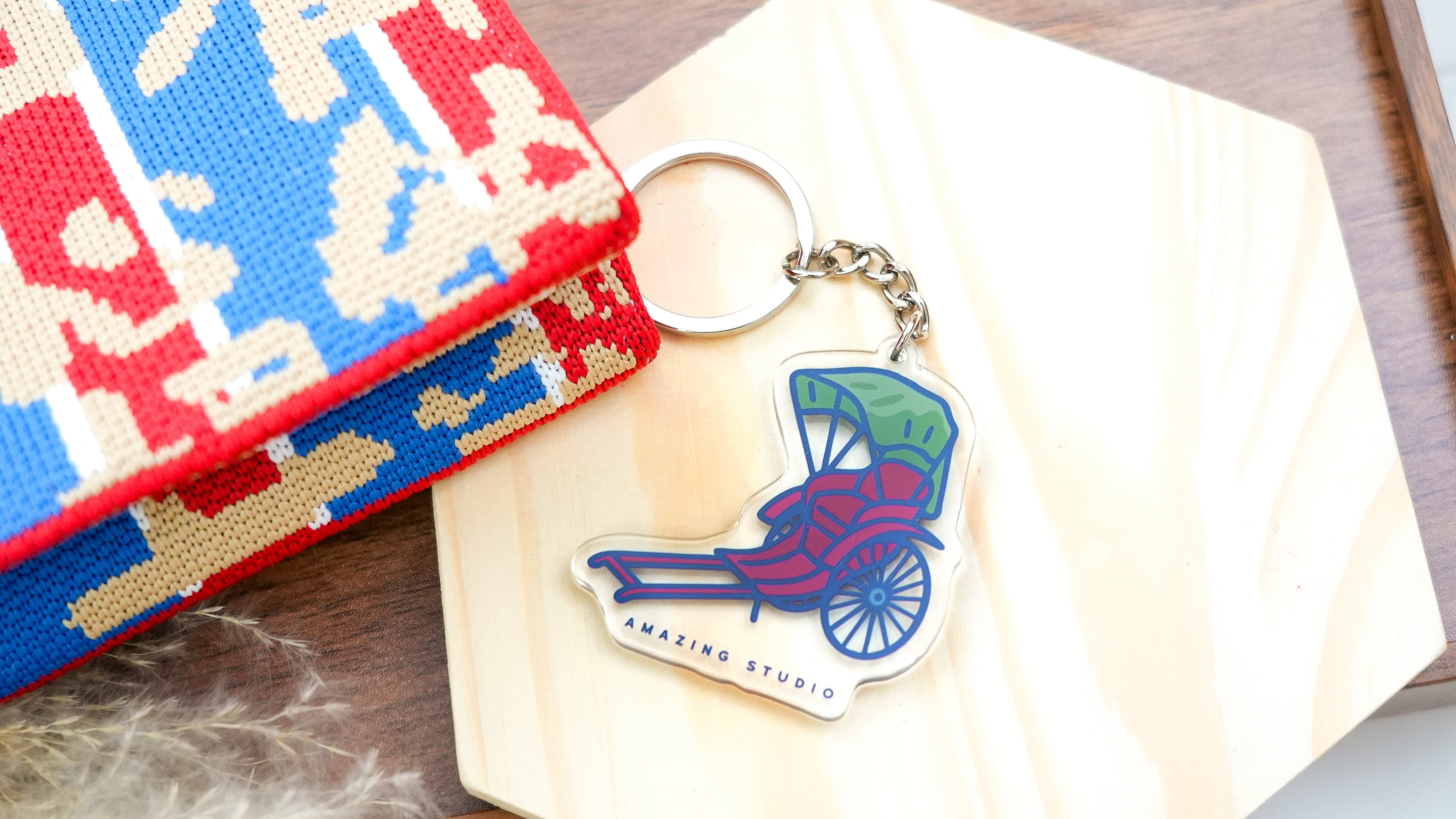 Rickshaw Keychain | Bookazine HK