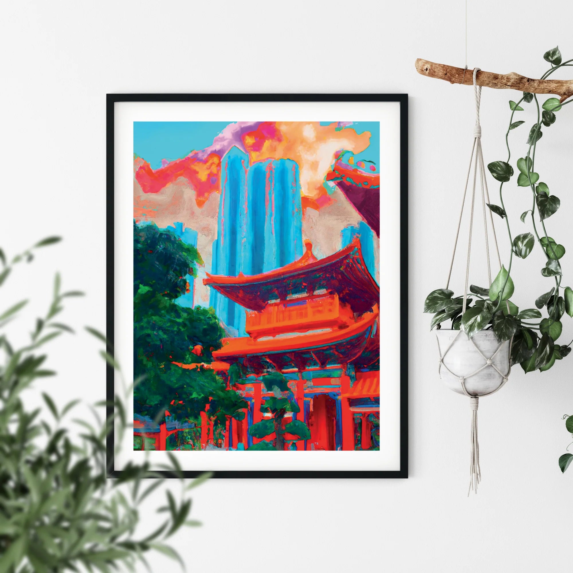 Hong Kong Impressions Chinese Temple Print | Bookazine HK