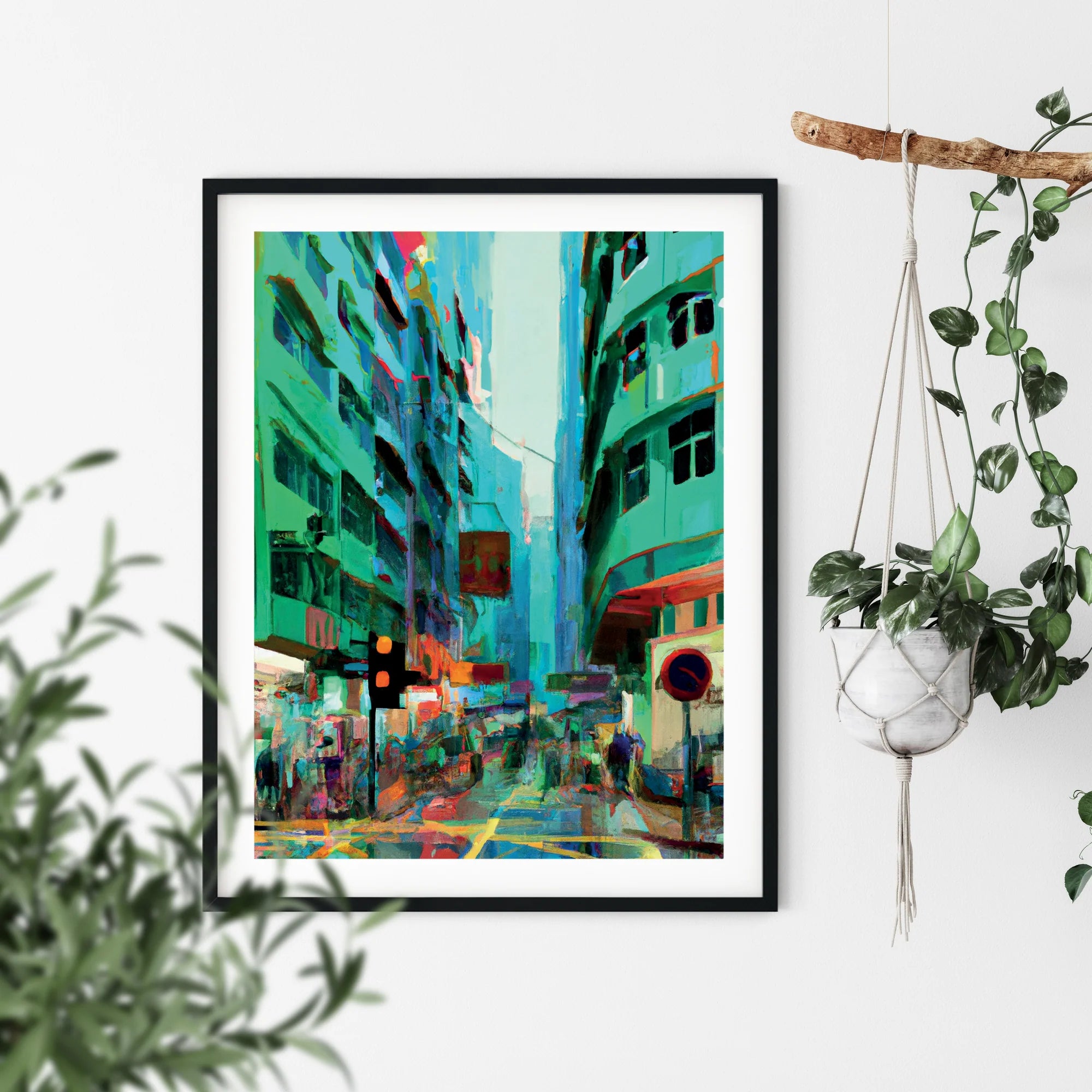 Hong Kong Impressions Street Scene 1 Print | Bookazine HK