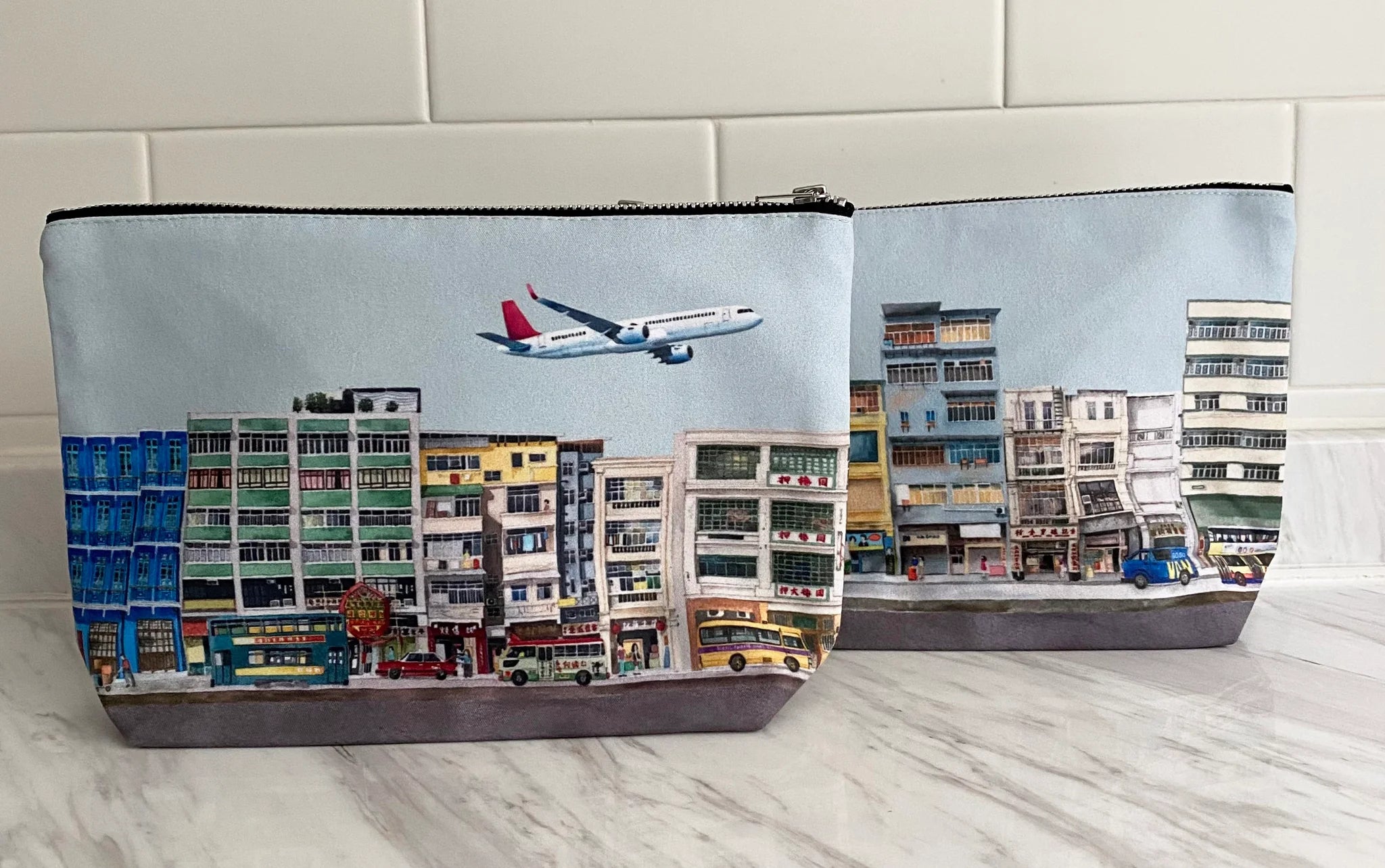 Hong Kong Buildings 2 Pouch | Bookazine HK