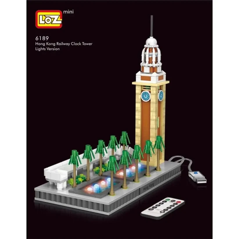 Hong Kong Clock Tower Mini Building Blocks