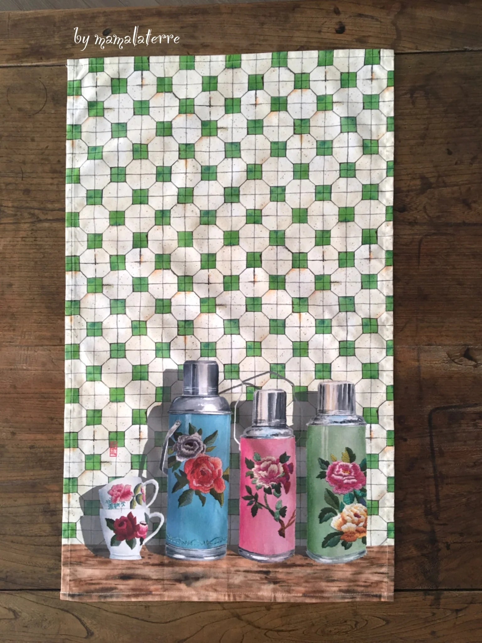 Chinese Flasks Tea Towel | Bookazine HK