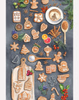 Hong Kong Gingerbread Tea Towel | Bookazine HK