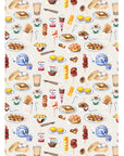 Hong Kong Snacks Tea Towel | Bookazine HK