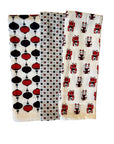 Hong Kong Reds Tea Towel Set Of 3 | Bookazine HK