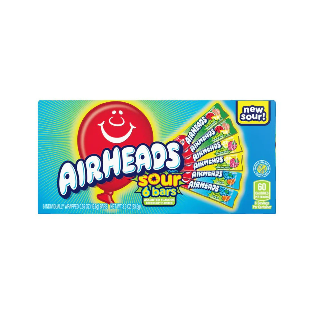 Airheads Sour Theater Box 3.3Oz | Bookazine HK