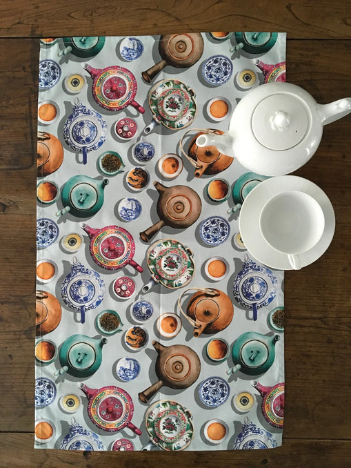 Teapots Tea Towel