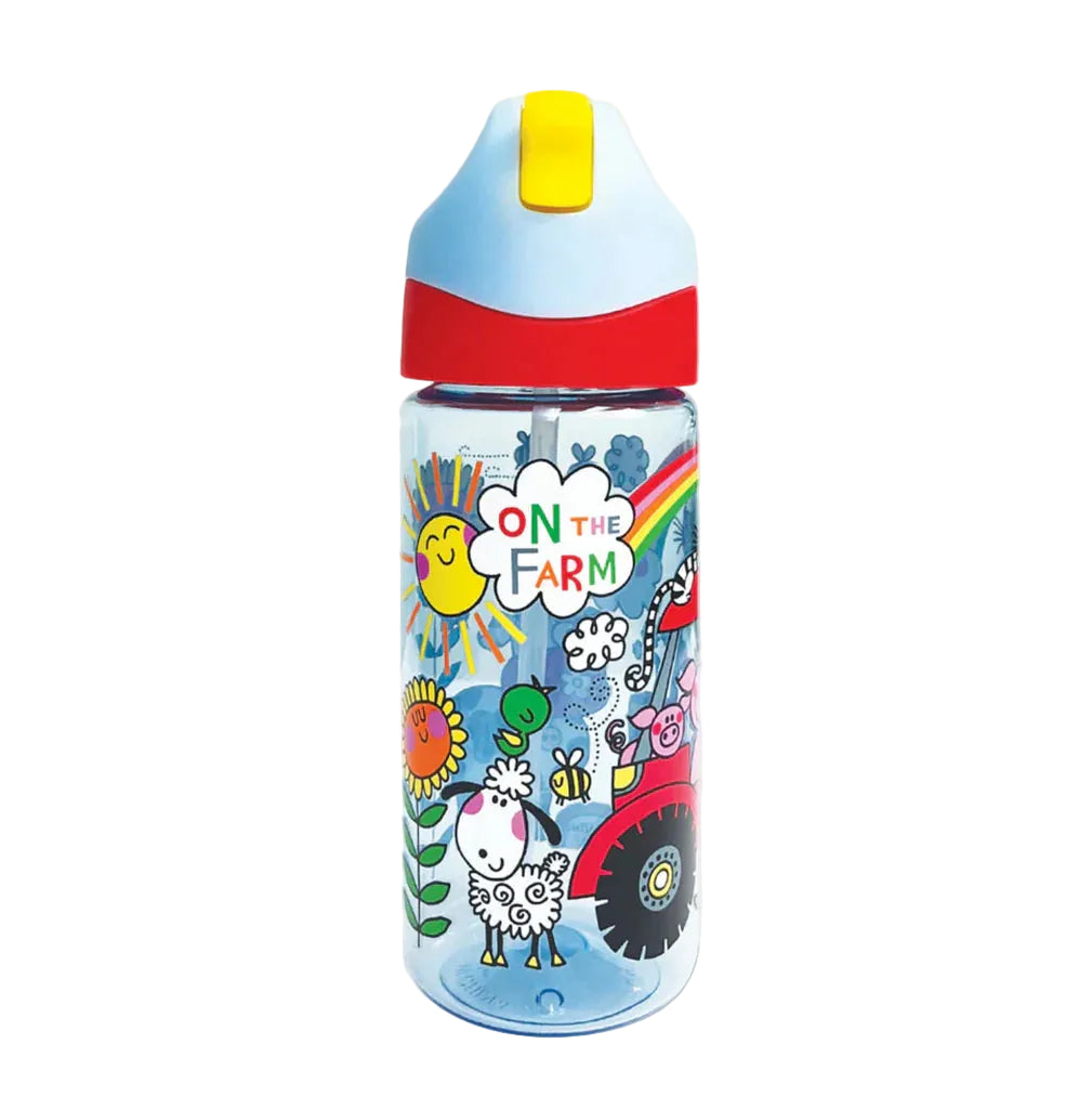 On The Farm Drinks Bottle With Straw 500ml | Bookazine HK