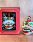 Hand Painted Glass Red Lion Head Ornament | Bookazine HK