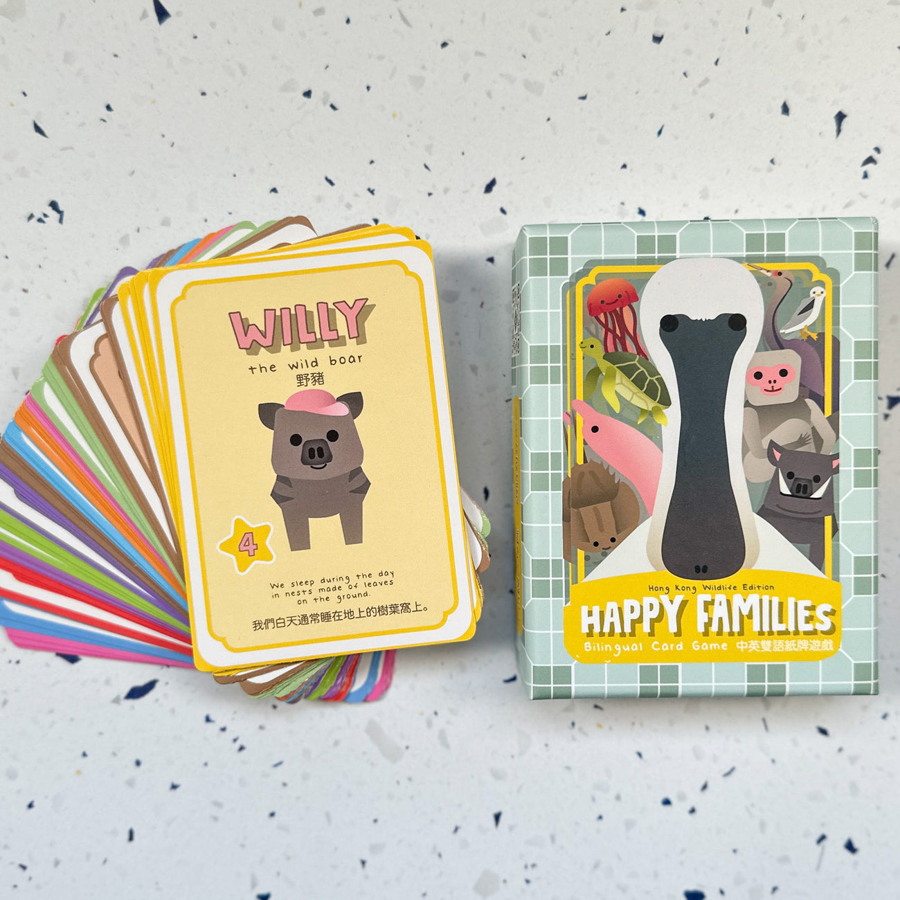 Get ready for some family fun with the Happy Families card game! This classic game is perfect for all ages and is sure to bring laughter and joy to any gathering. Buy now from Bookazine HK and start creating happy memories with your loved ones.
