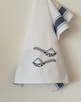 Tea towel With Blue Soup Spoon | Bookazine HK