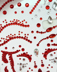 Face Gems Bloody Beautiful Tattoo
