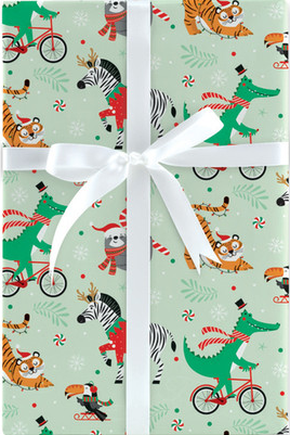 Jungle Bells Jumbo Gift Wrap 10ft | Bookazine HK