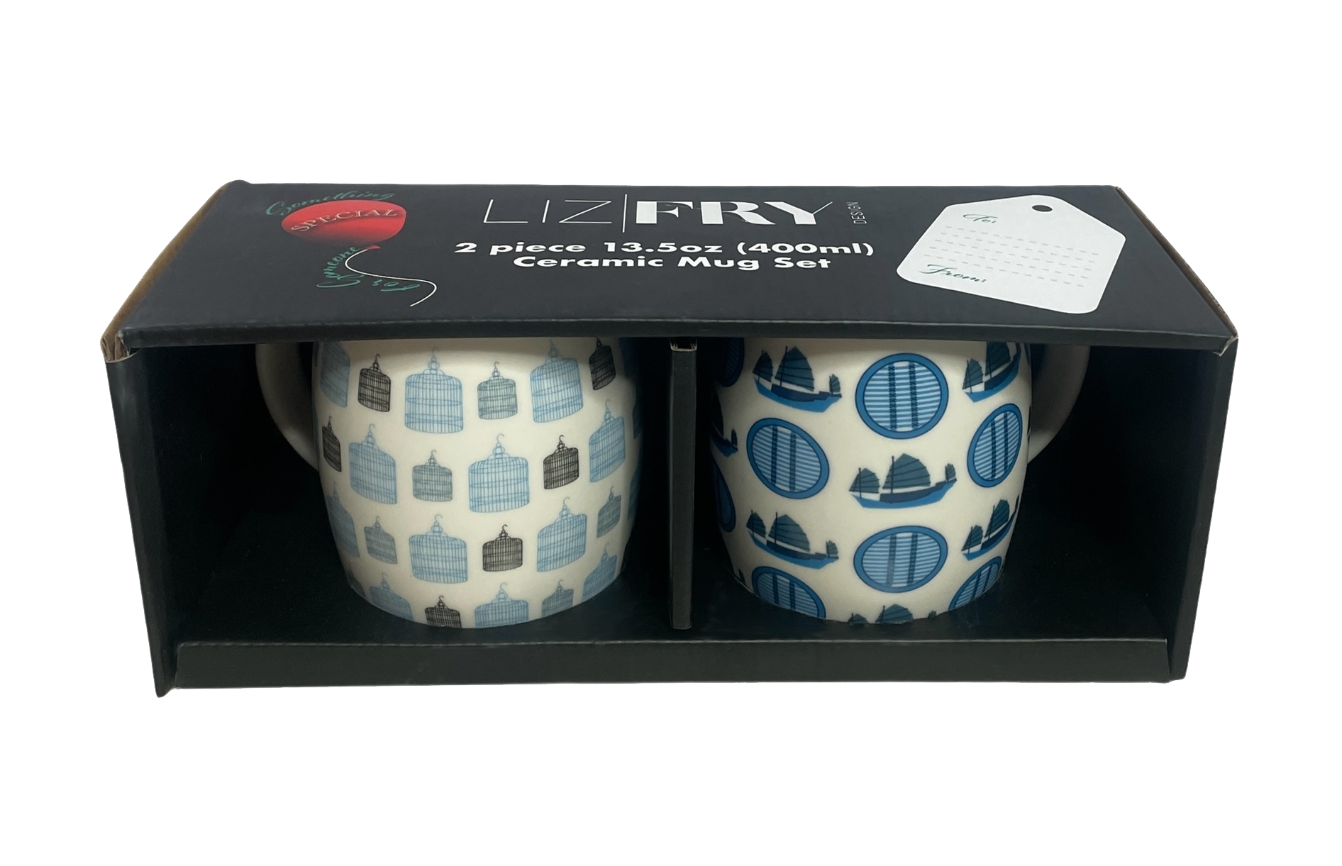 Junk & Birdcage Ceramic Mug Gift Set | Bookazine HK